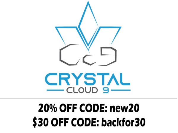 $100 ounces or lower at Crystal Cloud 9